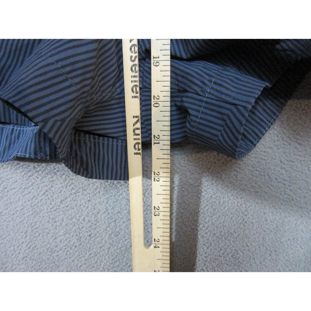 Mountain Hardwear Romper Womens Medium Blue Dynama Striped Activewear V Neck - Picture 13 of 16